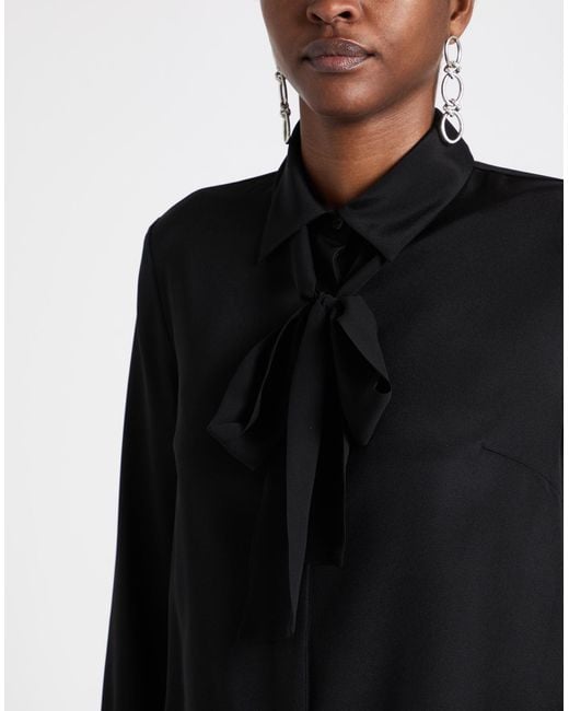 P.A.R.O.S.H. Black P.A.R.O..H. Shirt Silk