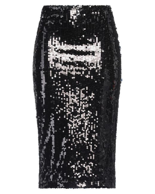 ViCOLO Black Midi Skirt Polyester