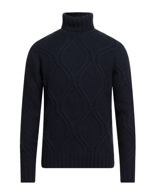 Paoloni Blue Turtleneck for men