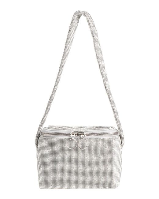 Kara White Shoulder Bags