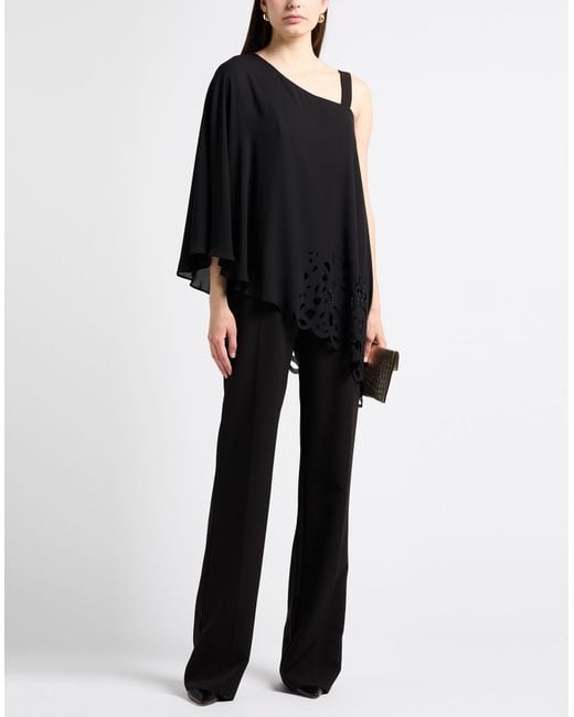 Camilla Black Jumpsuit Polyester, Elastane