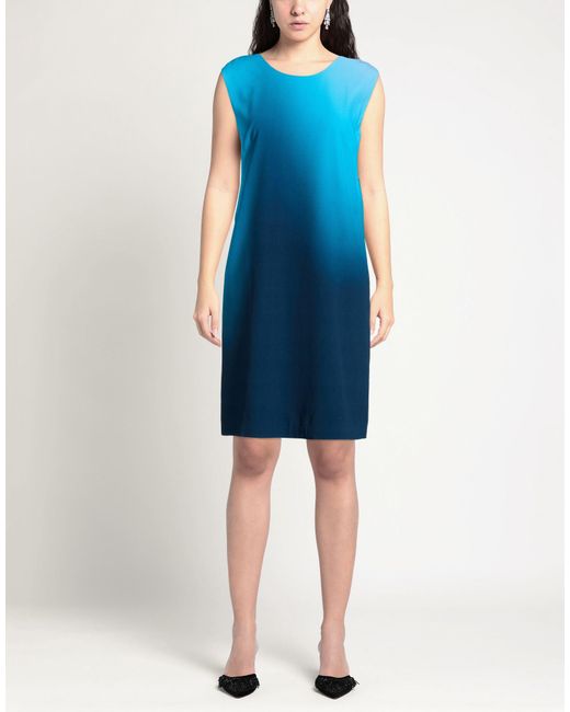 Ermanno Scervino Blue Mini Dress Viscose
