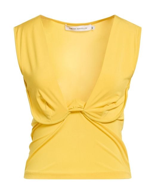 SIMONA CORSELLINI Yellow Tops