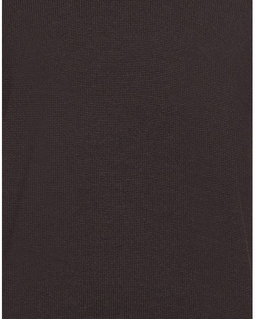 Paolo Pecora Black Turtleneck Virgin Wool for men