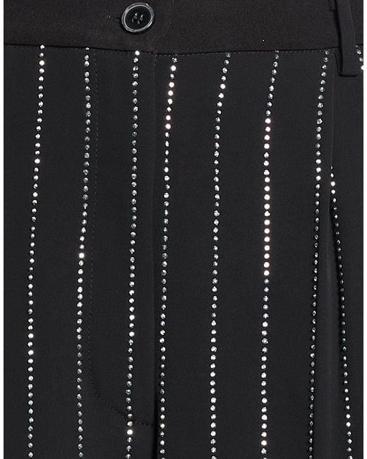 Forte Black Pants Polyester, Elastane