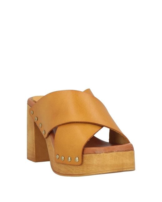 SOFIA MARE Multicolor Sandals Leather