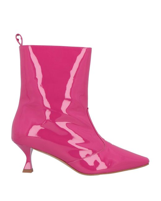 Wo Milano Pink Ankle Boots