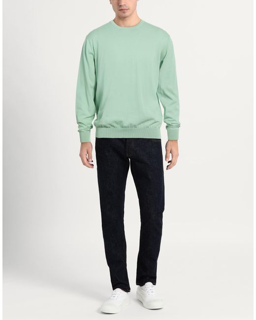 FILIPPO DE LAURENTIIS Green Sweaters for men