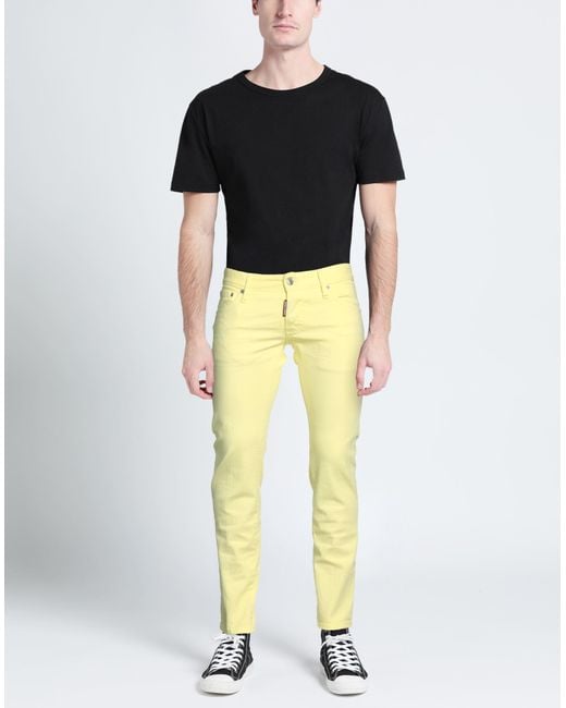 DSquared² Yellow Jeans for men