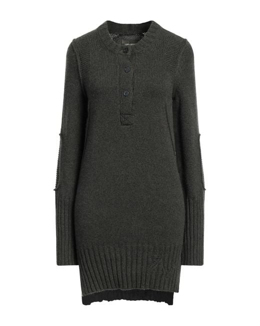 Zadig & Voltaire Black Mini Dress Cashmere