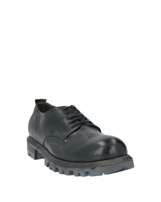 shotof Gray Lace-Up Shoes Leather for men