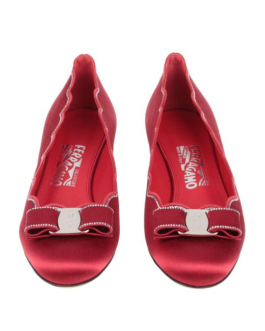 Ferragamo Red Pumps