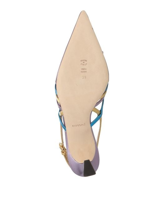 Pollini Metallic Pumps