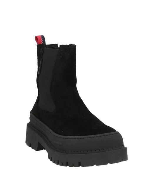 Tommy Hilfiger Black Ankle Boots