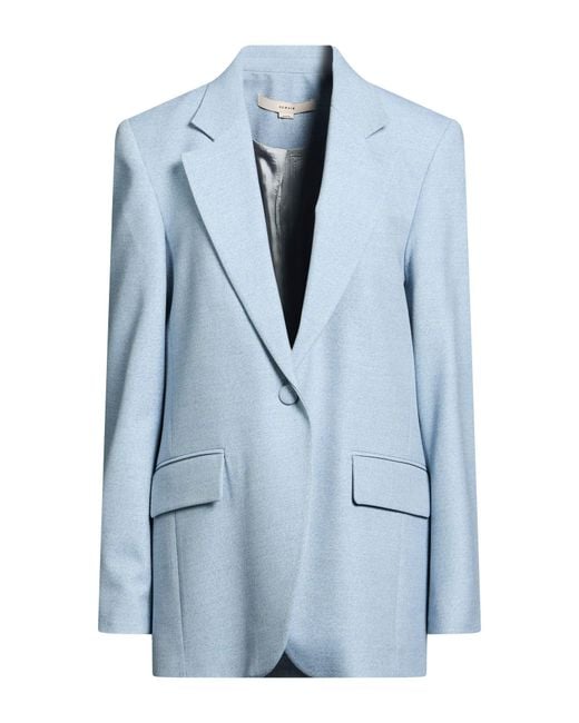 REMAIN Birger Christensen Blue Blazer Polyester, Viscose, Elastane