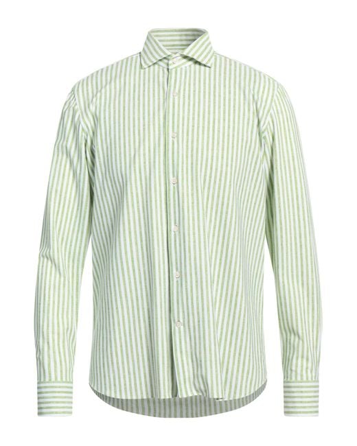 Ghirardelli Green Shirt Polyamide, Elastane for men