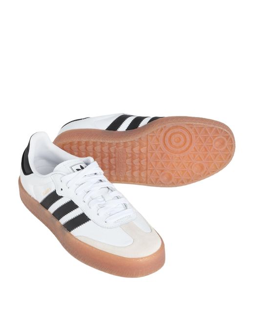 Adidas Originals White Sambae /Gum" Sneakers