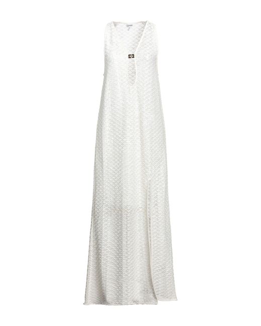Ganni White Maxi Dress