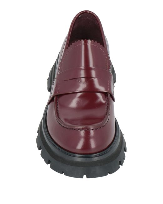 Alexander McQueen Purple Loafers