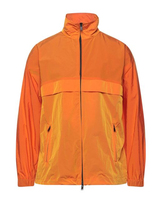 Hevò Synthetic Jacket in Orange for Men - Lyst