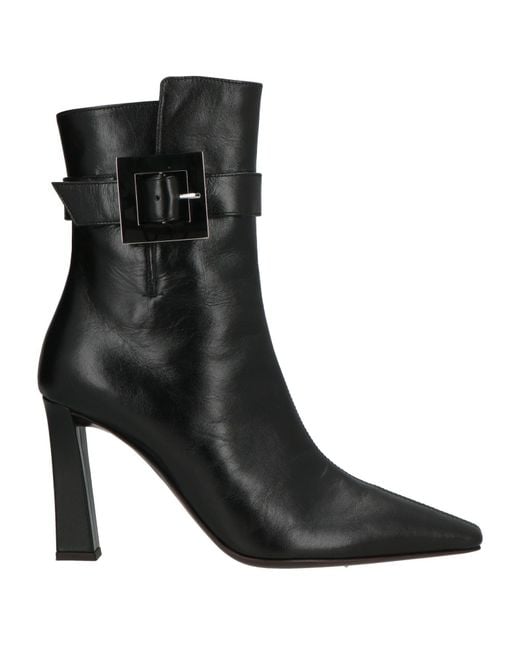 Giuseppe Zanotti Black Ankle Boots Leather