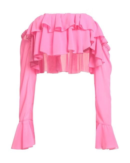 MSGM Pink Top Polyester