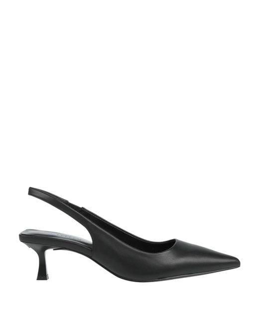 Twinset Black Pumps Textile Fibers