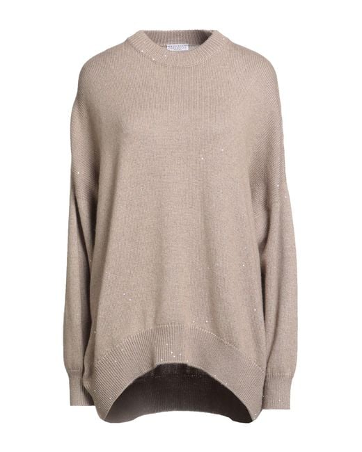 Pullover di Brunello Cucinelli in Natural