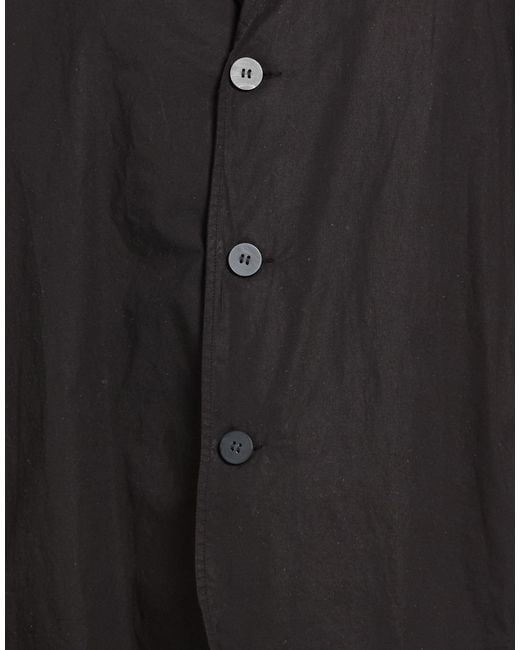 Thom Krom Black Blazer Cotton, Elastane for men