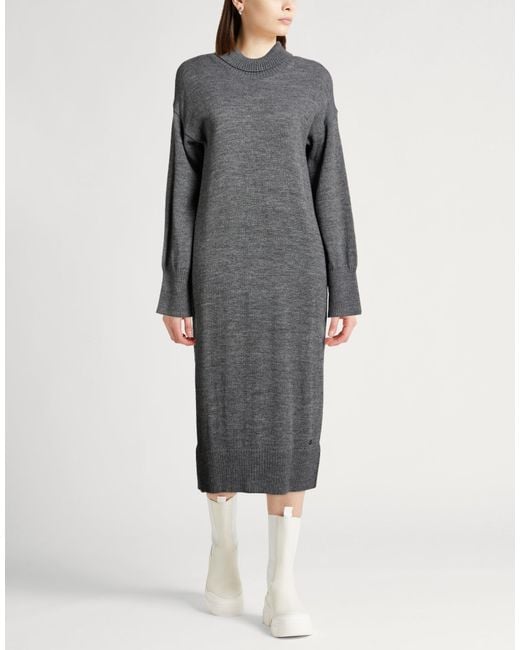 Ottod'Ame Gray Midi Dress