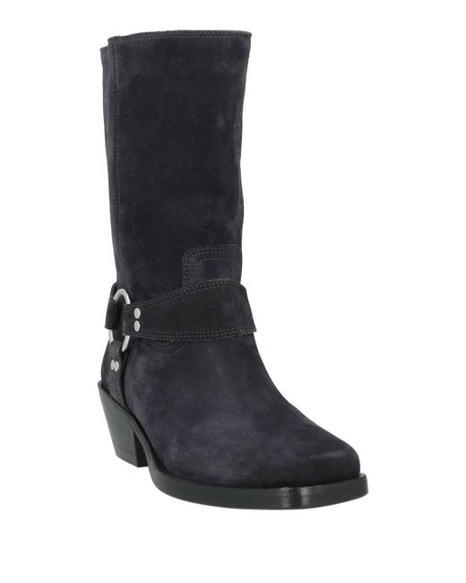 Isabel Marant Black Ankle Boots Leather