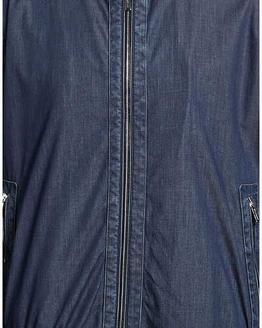 Moorer Blue Jacket Polyamide, Polyester for men