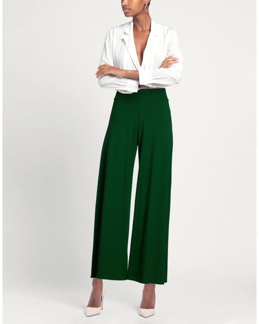 Labo.art Green Pants Cotton, Elastane