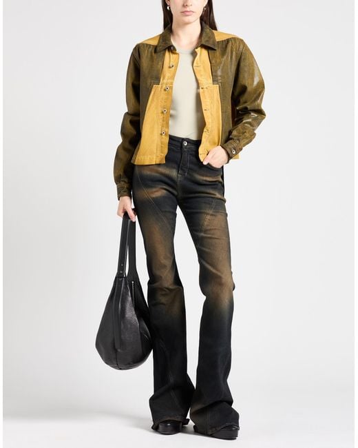 Rick Owens White Jeansjacke/-Mantel
