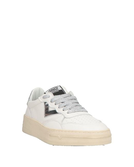 4b12 White Sneakers Leather