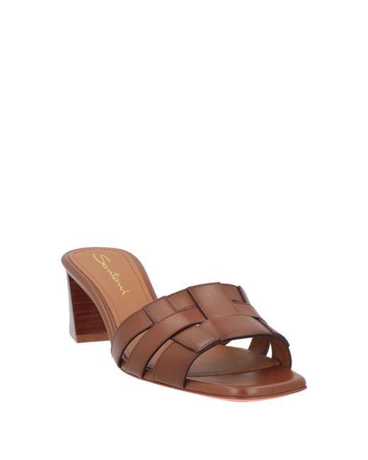 Santoni Brown Sandals