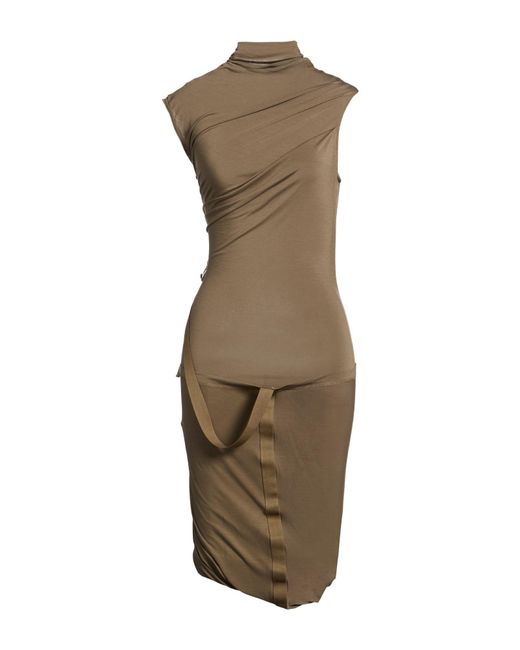 Helmut Lang Natural Midi Dress