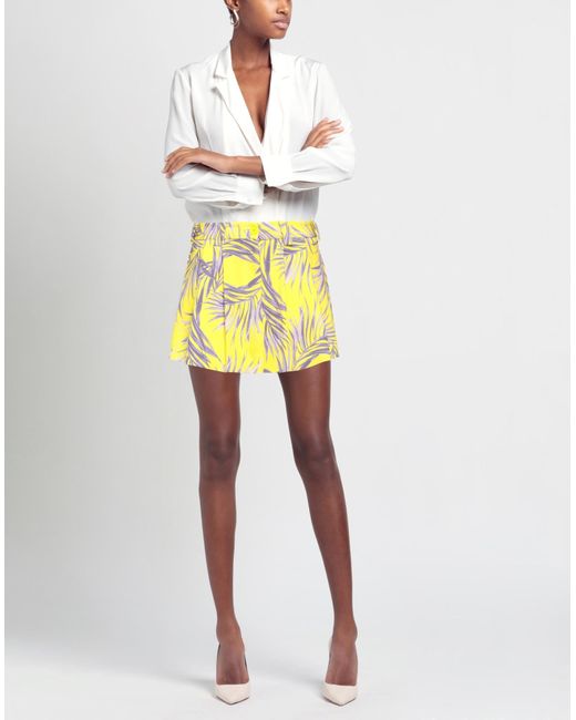 ViCOLO Yellow Mini Skirt