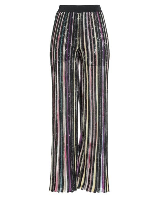 Missoni Black Pants Viscose, Polyamide, Polyester, Cupro