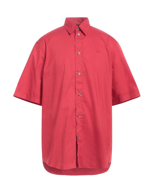 Emporio Armani Red Shirt for men