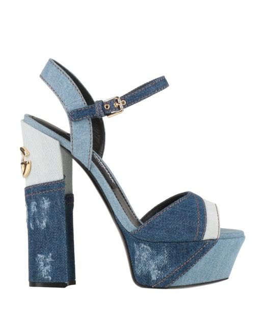 Dolce & Gabbana Blue Sandals