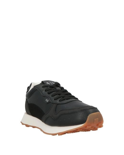 ARMANI EXCHANGE Black Trainers