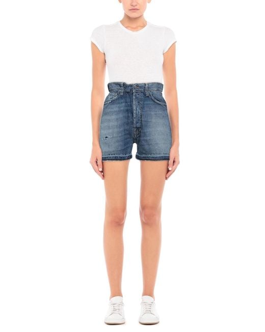 Department 5 Blue Denim Shorts