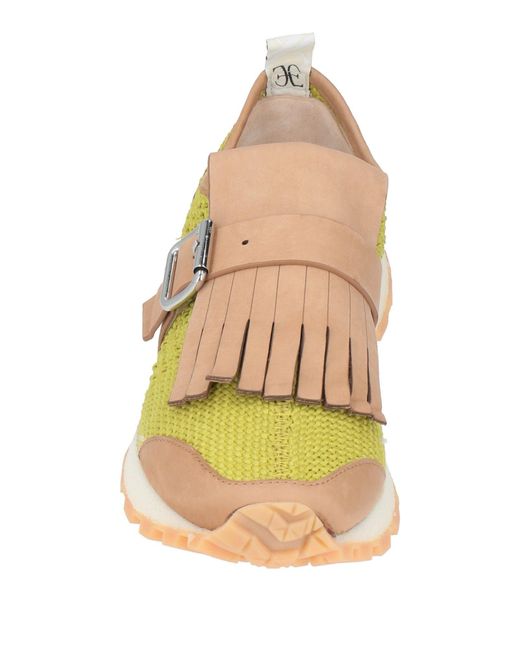Fabi Yellow Trainers