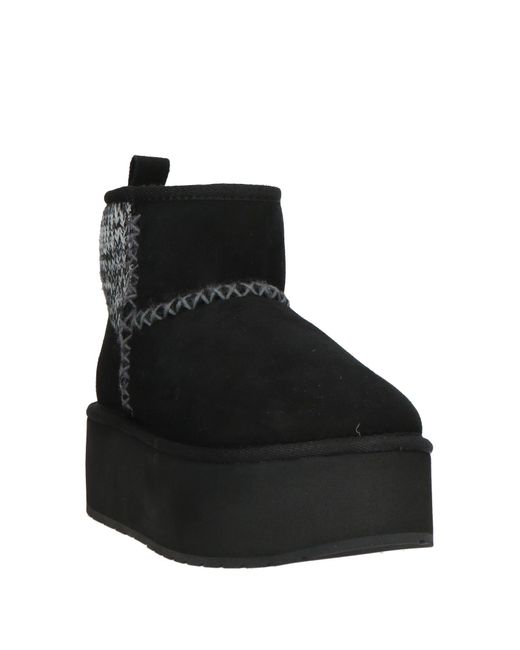 EMU Black Ankle Boots