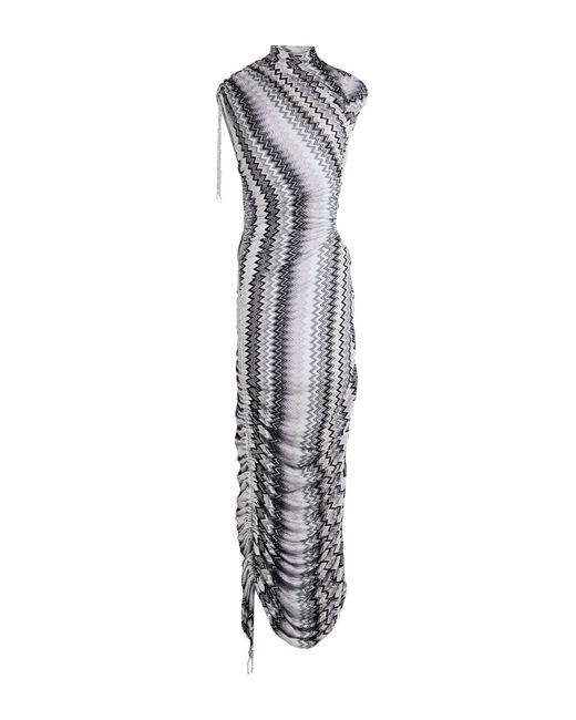 Missoni White Light Maxi Dress Viscose, Cupro