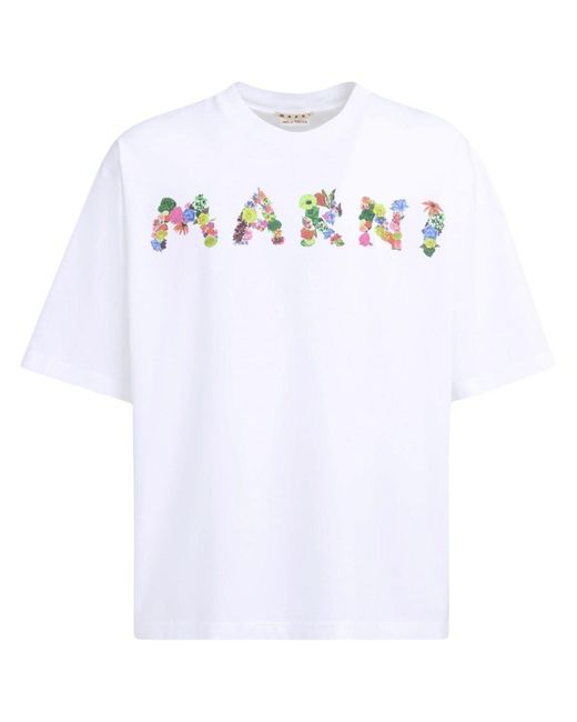 Marni T-shirts in White für Herren