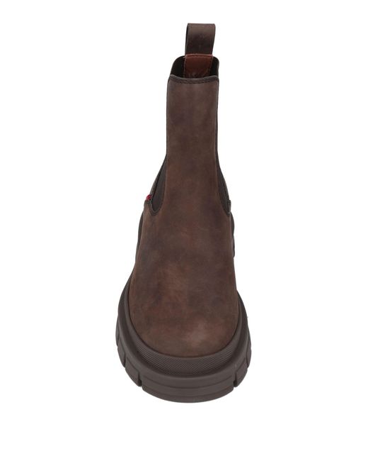 Moncler Brown Ankle Boots for men