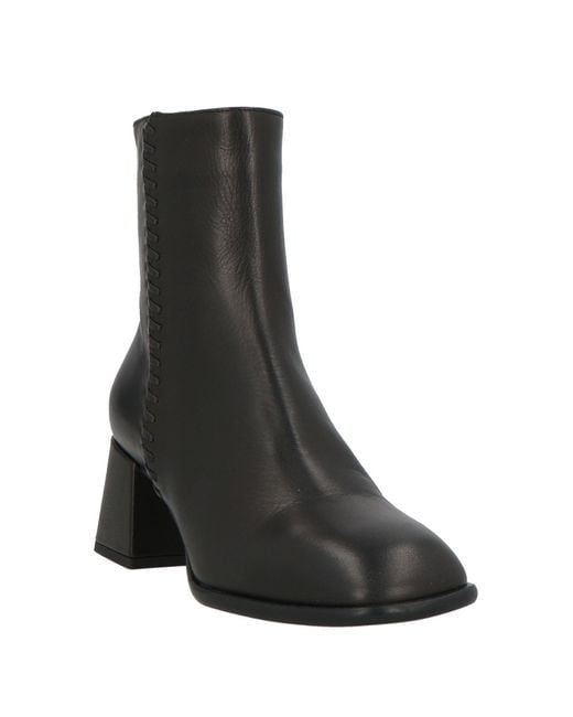 Maliparmi Black Ankle Boots Leather