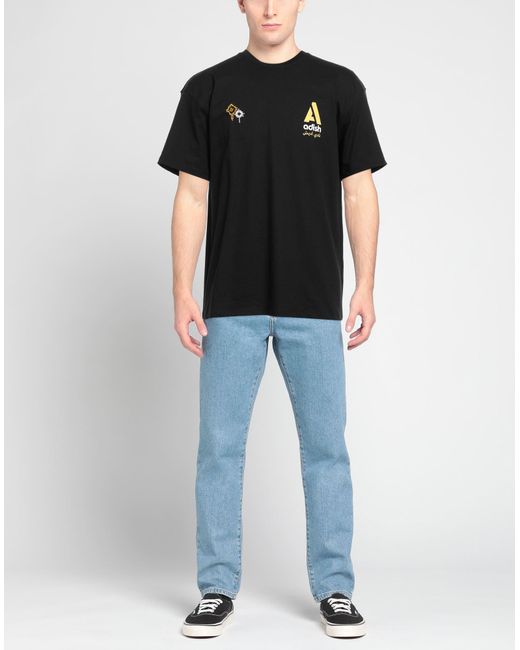 Adish Black T-shirt for men
